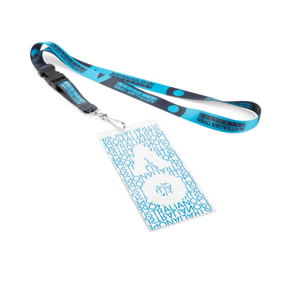 Australian open event lanyard and ID